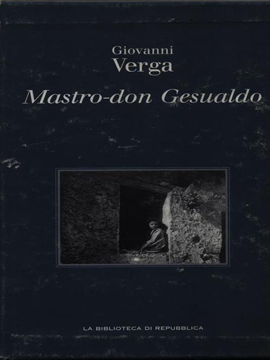 Mastro don Gesualdo - Giovanni Verga - copertina