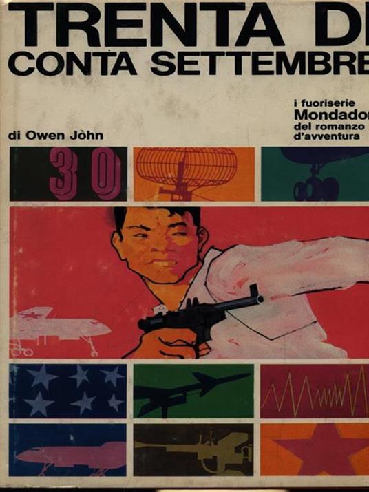 Trenta dì conta settembre - Owen John - copertina
