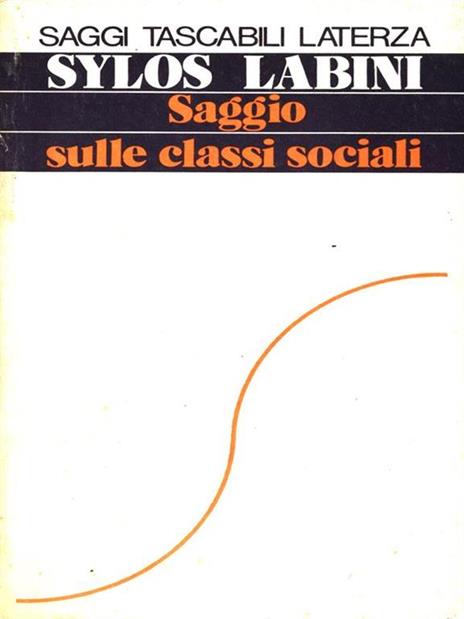 Saggio sulle classi sociali - Paolo Sylos Labini - copertina