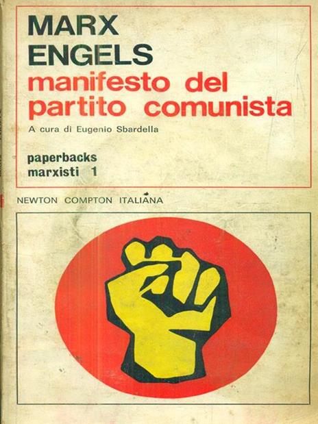 Manifesto del partito comunista - copertina