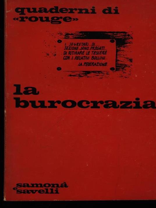 La burocrazia - copertina