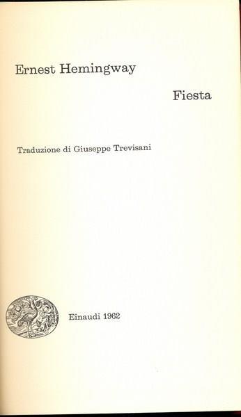 Fiesta - Ernest Hemingway - 2