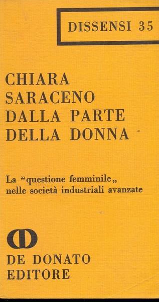 Dalla parte della donna - Chiara Saraceno - copertina