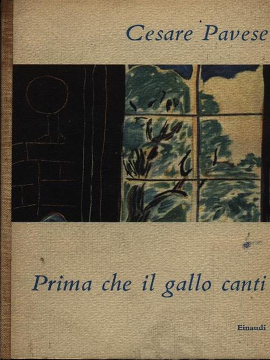 Prima che il gallo ganti - Cesare Pavese - copertina