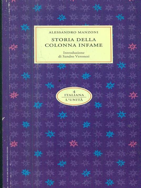 Storia della colonna infame - Alessandro Manzoni - 2