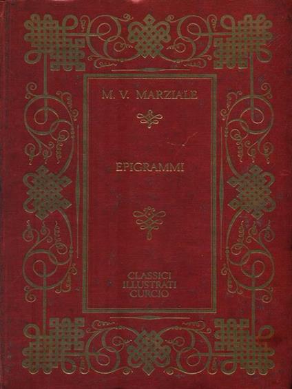 Epigrammi. Volume 1 - Marco Valerio Marziale - copertina