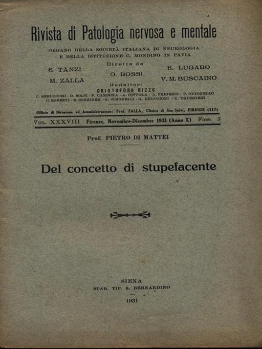 Del concetto di stupefacente. Estratto - Pietro Di Mattei - 3