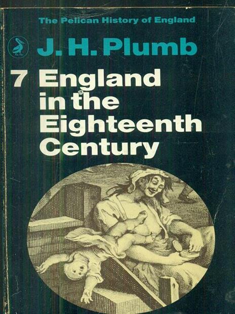 England in the Eighteenth Century - J. H. Plumb - copertina