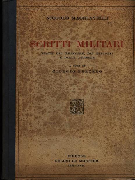 Scritti militari - Niccolo' Machiavelli - 4