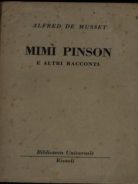 Mimì Pinson e altri racconti - Alfred De Musset - 3