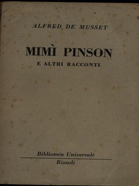 Mimì Pinson e altri racconti - Alfred De Musset - 2