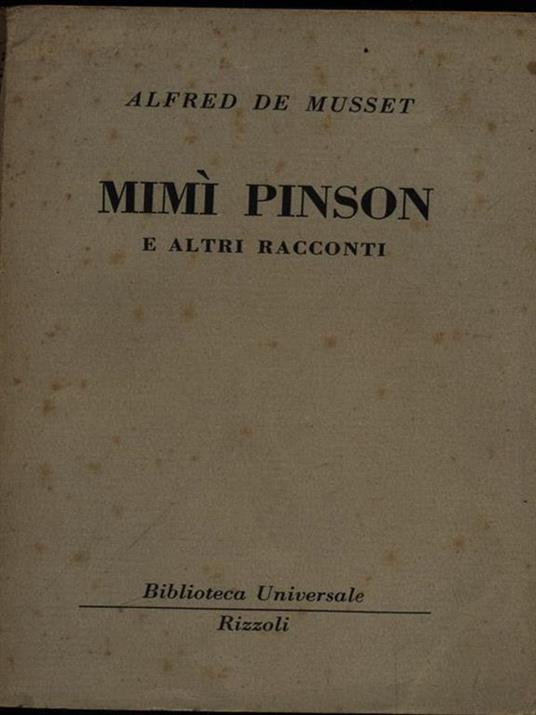 Mimì Pinson e altri racconti - Alfred De Musset - 3