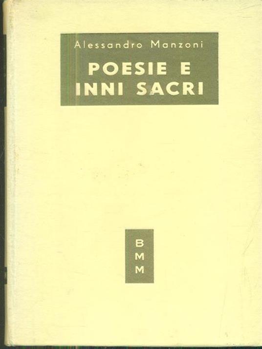 Poesie e inni sacri - Alessandro Manzoni - 3