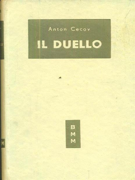 Il duello - Anton Cechov - copertina