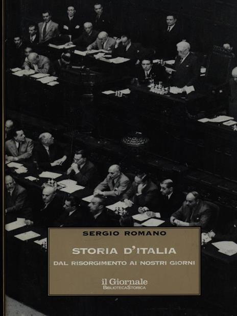 Storia d'Italia dal Risorgimento ai nostri giorni - Sergio Romano - copertina