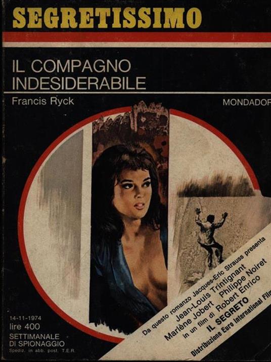 Il compagno indesiderabile - Francis Ryck - copertina