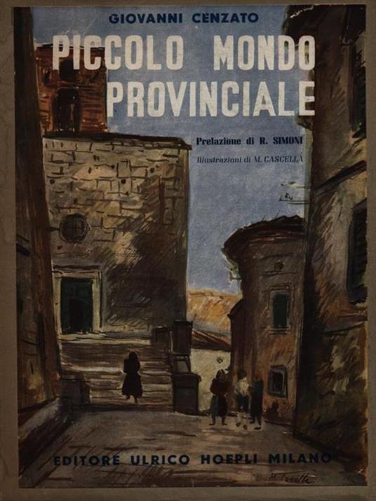 Piccolo mondo provinciale - Giovanni Cenzato - copertina