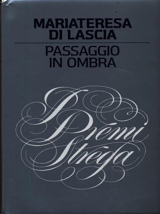 Passaggio in ombra - Mariateresa Di Lascia - copertina