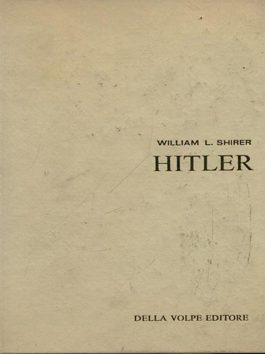 Hitler - William L. Shirer - copertina