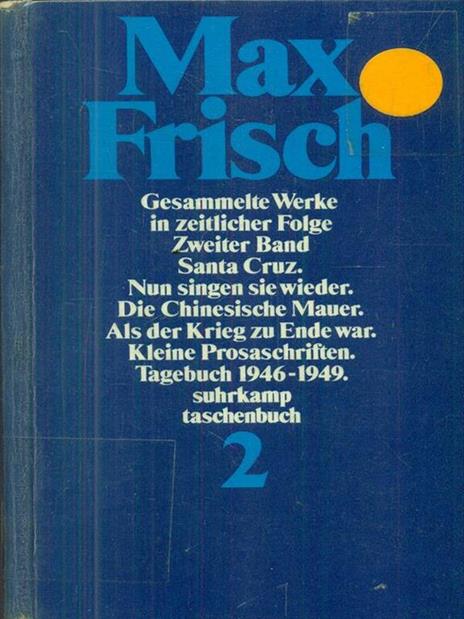 Werke. Vol 2 - Max Frisch - 2