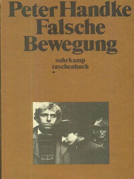 Falsche Bewegung - Peter Handke - copertina