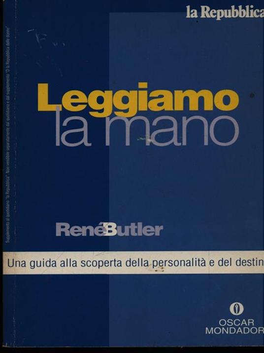 Leggiamo la mano - René Butler - copertina