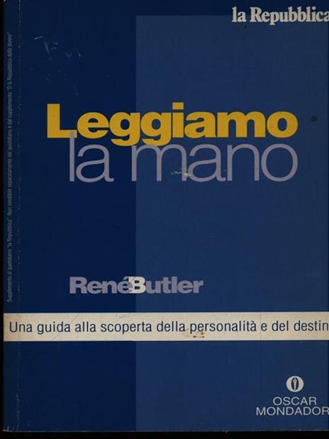 Leggiamo la mano - René Butler - copertina