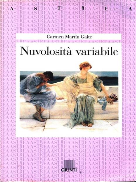 Nuvolosità variabile - Carmen Martín Gaite - copertina