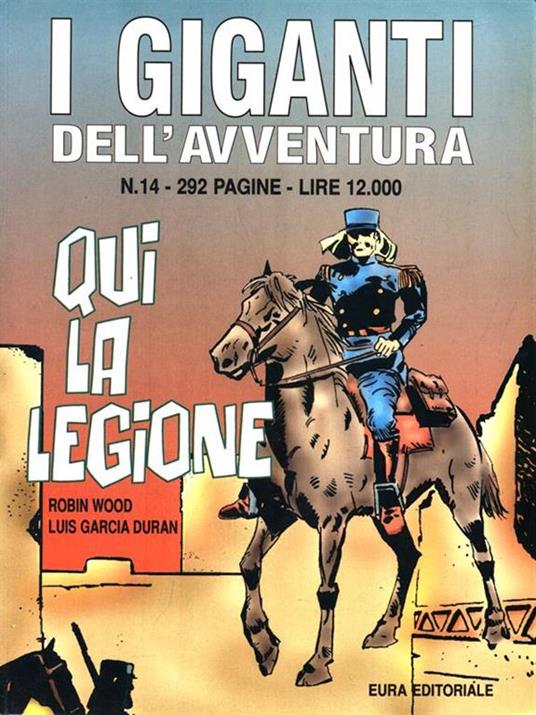 I giganti dell'avventura N. 14 Qui la legione - Robin Wood - copertina