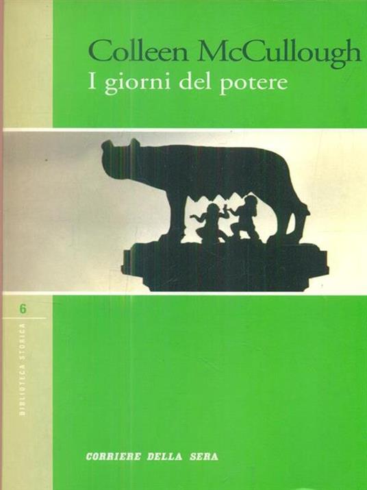 I giorni del potere - Colleen McCullough - copertina