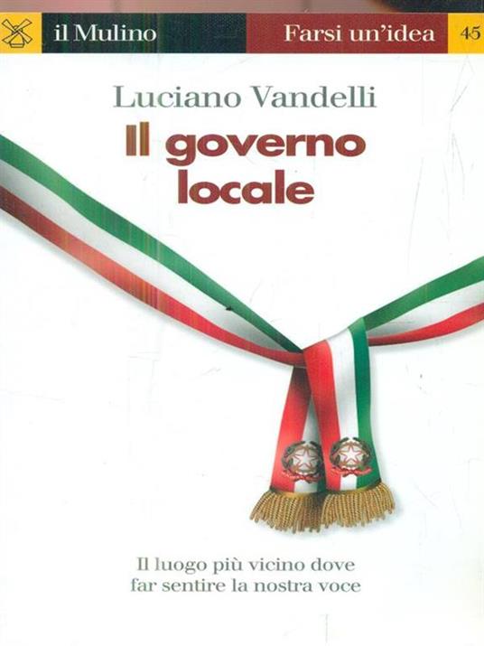 Il governo locale - Luciano Vandelli - copertina