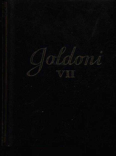 Goldoni VII - Giuseppe Ortolani - copertina