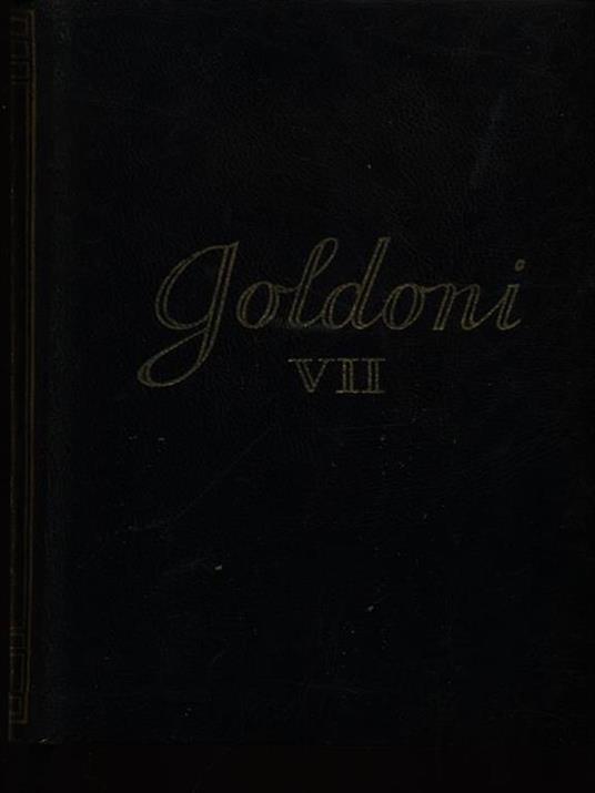 Goldoni VII - Giuseppe Ortolani - copertina