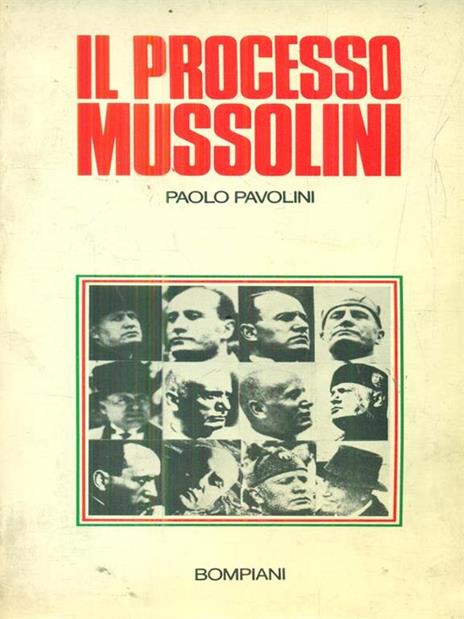 Il processo Mussolini - Paolo Pavolini - copertina