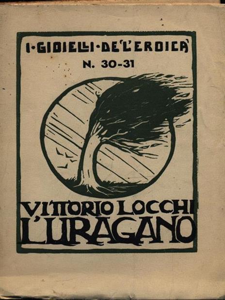 L' uragano - Vittorio Locchi - copertina