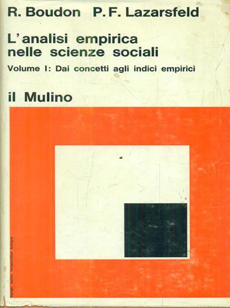 L' analisi empirica nelle scienze sociali. 2vv - 3