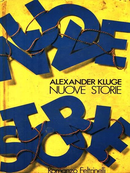 Nuove storie - Alexander Kluge - copertina