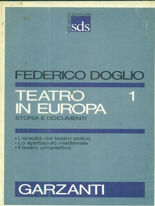 Teatro in Europa - Federico Doglio - 3