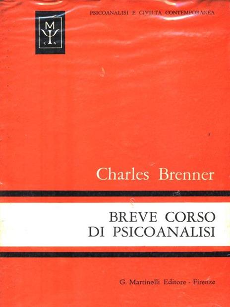 Breve corso di psicoanalisi - Charles Brenner - copertina