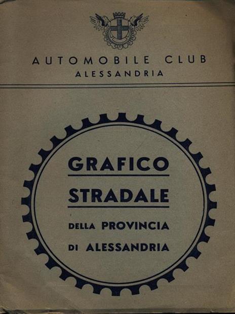 Grafico stradale della provincia di Alessandria - copertina