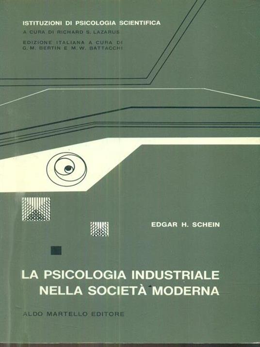 La La psicologia industriale nella società moderna - copertina