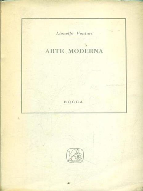 Arte moderna - Lionello Venturi - 3