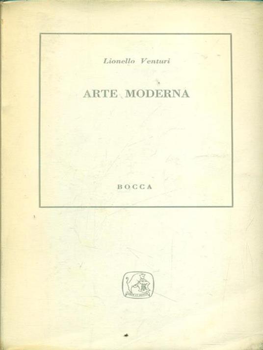 Arte moderna - Lionello Venturi - 3