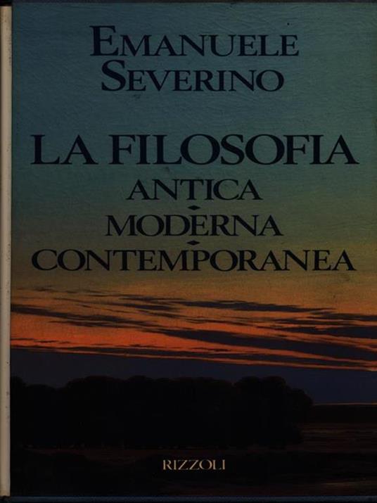 La filosofia 3vv - Emanuele Severino - 3