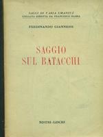 Saggio sul Batacchi