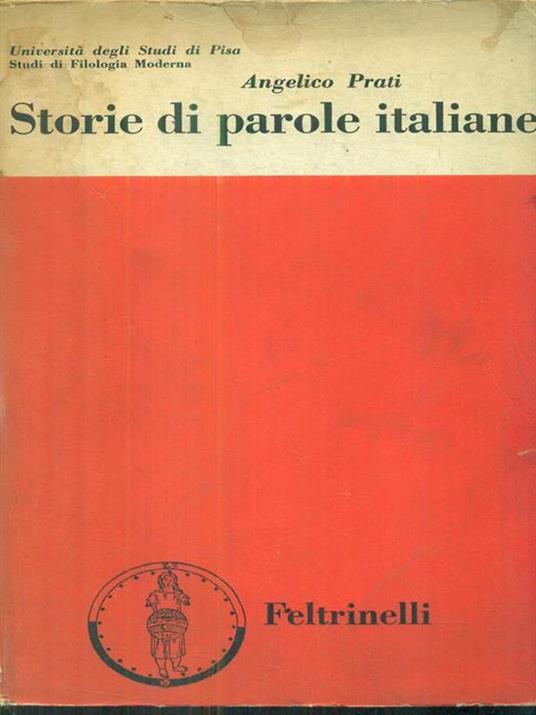 Storie di parole italiane - Angelico Prati - copertina