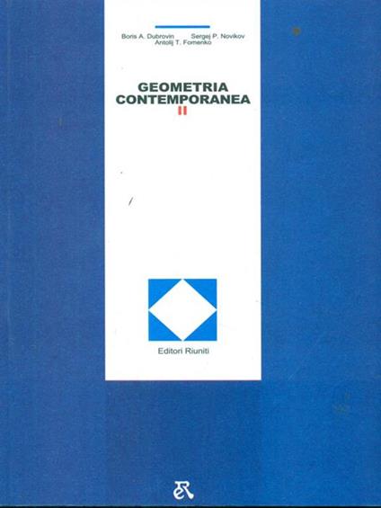 Geometria contemporanea II - copertina