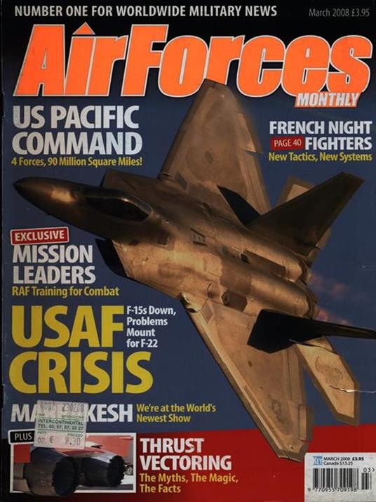 AirForces Monthly march 2008 - copertina