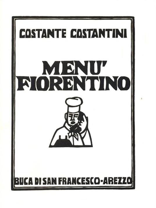 Menù fiorentino - Costante Costantini - copertina