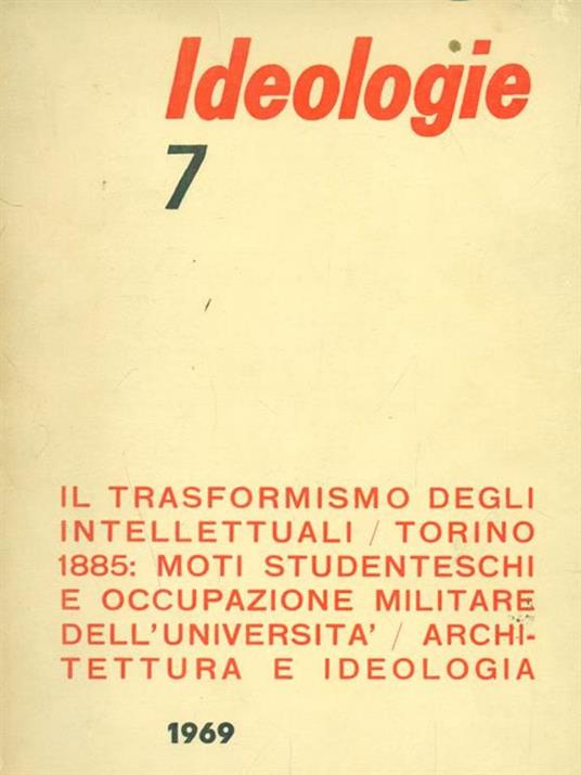 Ideologie 7/1969 - Ferruccio Rossi-Landi - 3